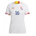 Maillot de foot Belgique Thorgan Hazard #16 Extérieur vêtements Femmes Monde 2022 Manches Courtes
